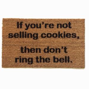 Girl Scout cookie doormat