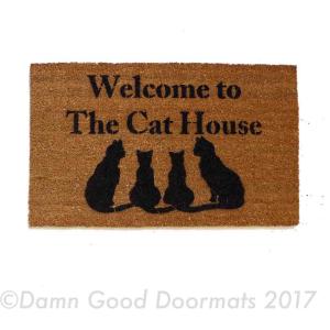 Welcome to the Cat House doormat