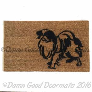japanese chin dog doormat