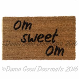 Be the change Gandhi peace doormat