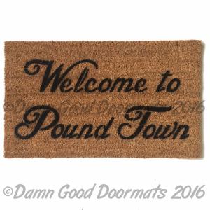 Welcome to Pound Town sex time funny rude outdoor mature