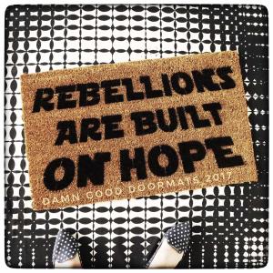 Star Wars Rebellions are Built on Hope resist nerd doormat