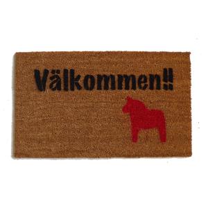 Välkommen!! It's Swedish for Welcome! Dala horse