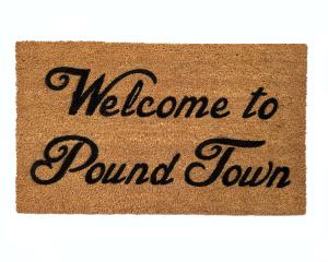 Welcome to Pound Town sex time funny rescue dog rude outdoor mature