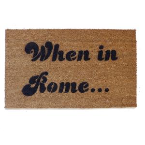 When in Rome Anchorman Ron Burgundy doormat