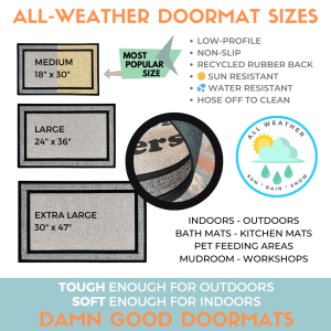 Tolkien Quote One Does Not Simply Walk Into My Door | Funny Mordor Mat