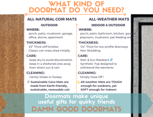 Welcome to the Home of Mr. and Mrs. Awesome Pants™ wedding gift doormat
