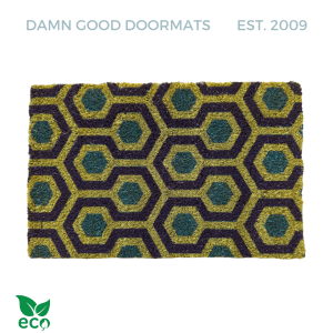 The Shining Hex carpet | Blue Green Doormat
