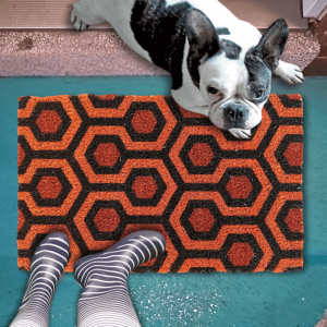 The Shining Hex carpet | Black and White Doormat