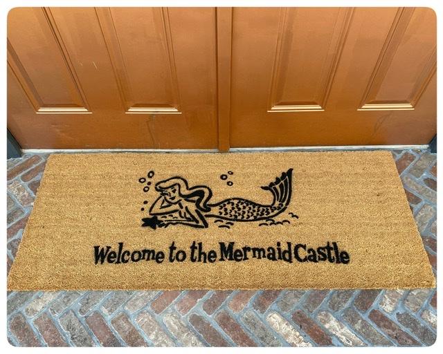 Mermaid Hood™  OR What up fishes?!™ funny doormat