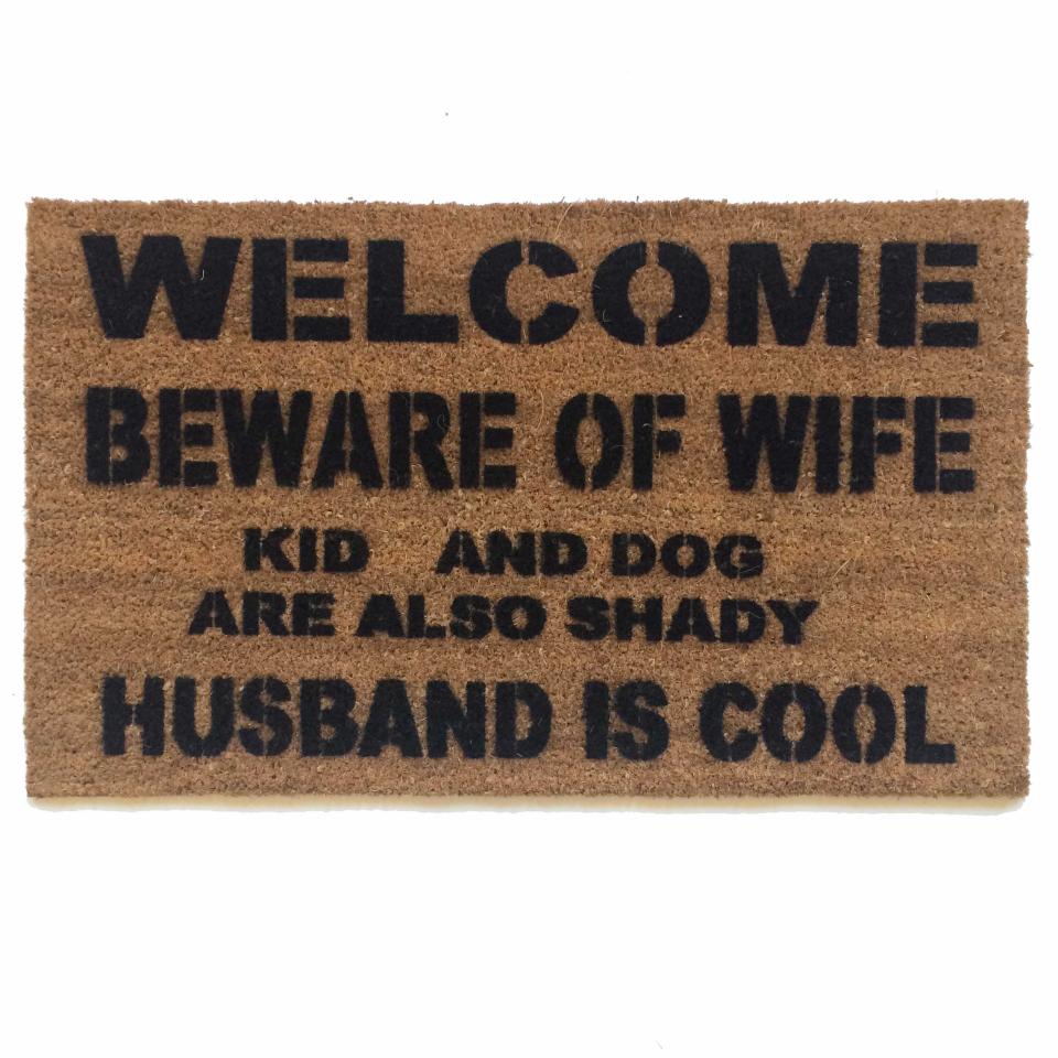 IMMUNO- COMPROMISED Please mask up & keep 6 feet doormat