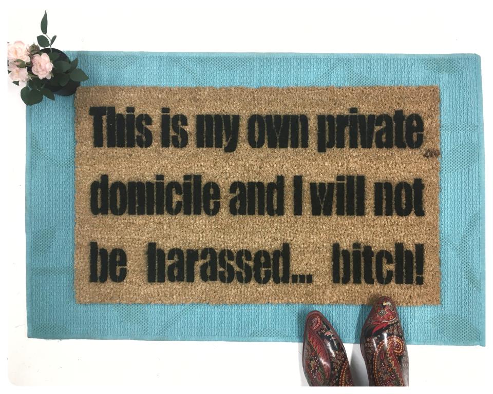 this is my private domicile and I will not be harassed bitch, breaking bad