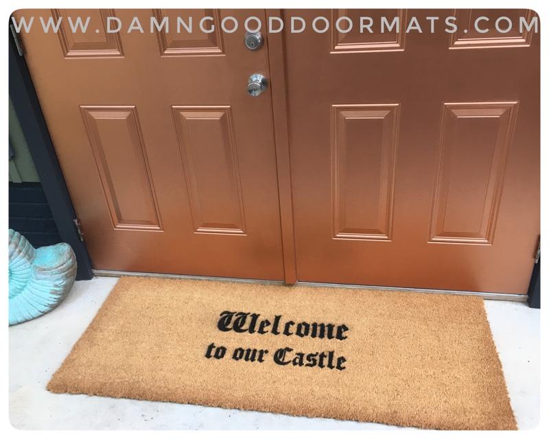 Welcome to our Castle Fairy Tale doormat