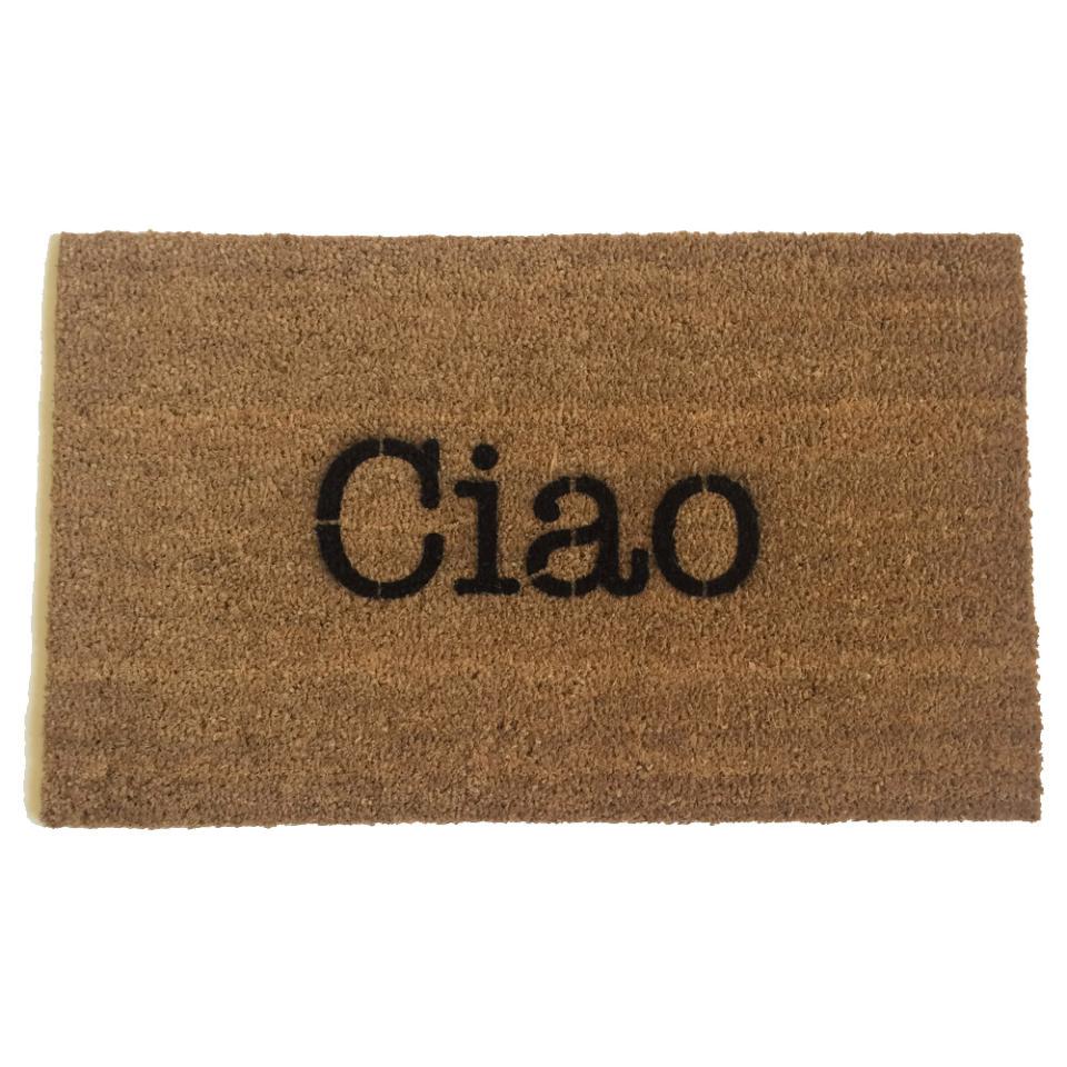 ciao italian welcome mat