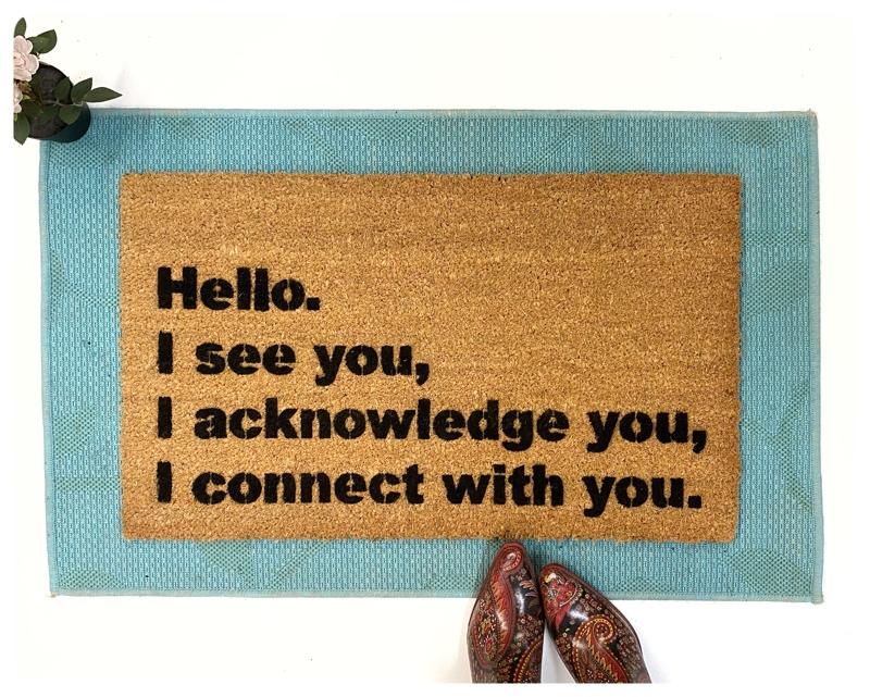 I see you I acknowledge you I connect with you curb your enthusiasm larry david