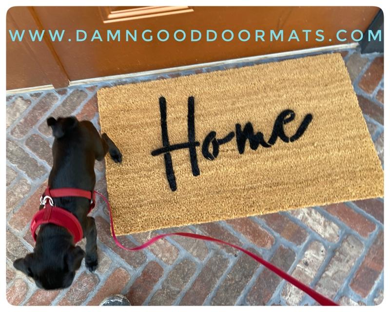 Cursive Home doormat