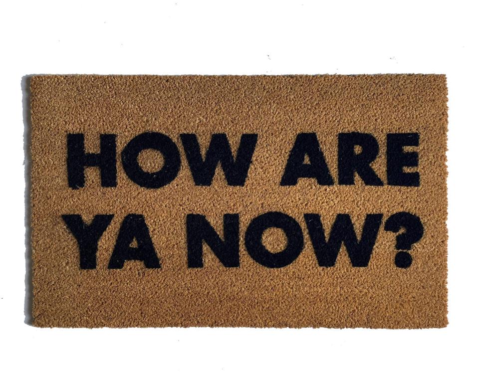 How are ya now? Letterkenny coir doormat