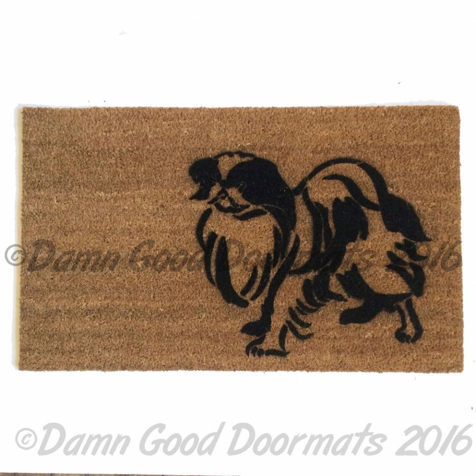japanese chin dog doormat