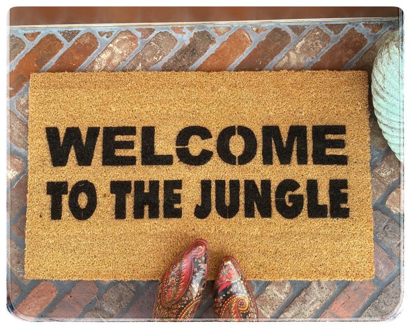 Welcome to the Jungle Gun N’ Roses doormat