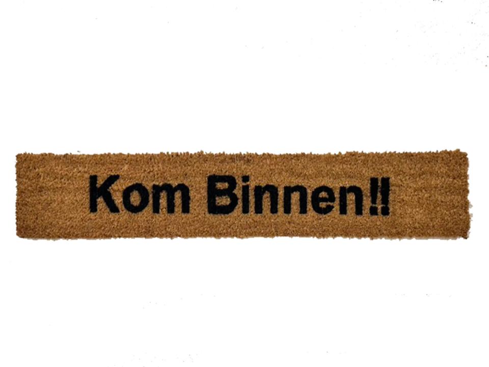 skinny 6" Kom Binnen Dutch Come In door mat