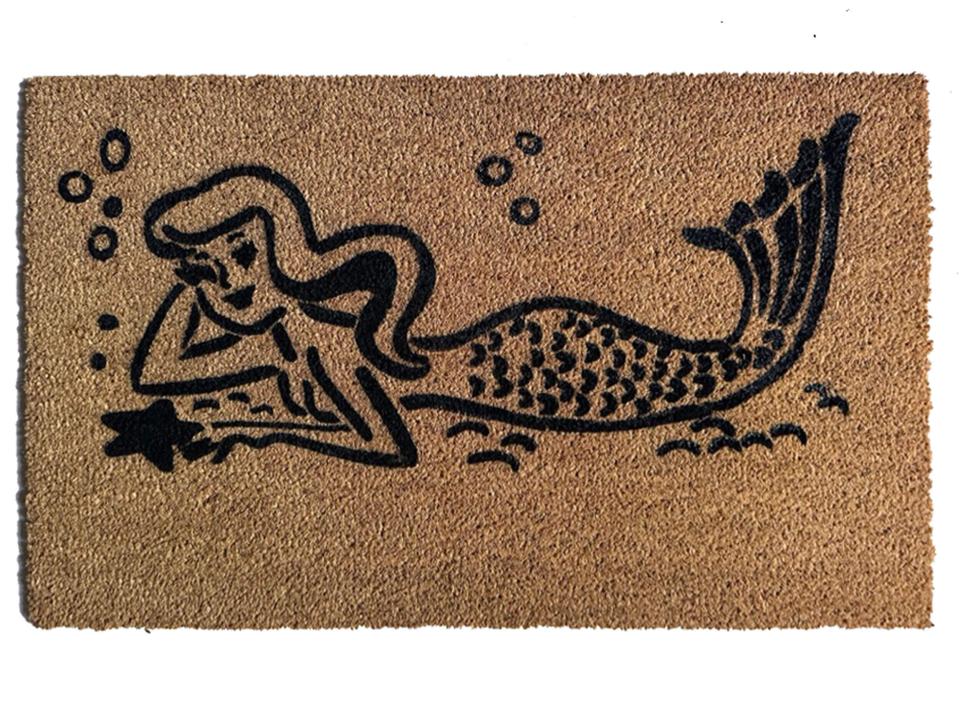 Welcome to the Mermaid Hood funny doormat