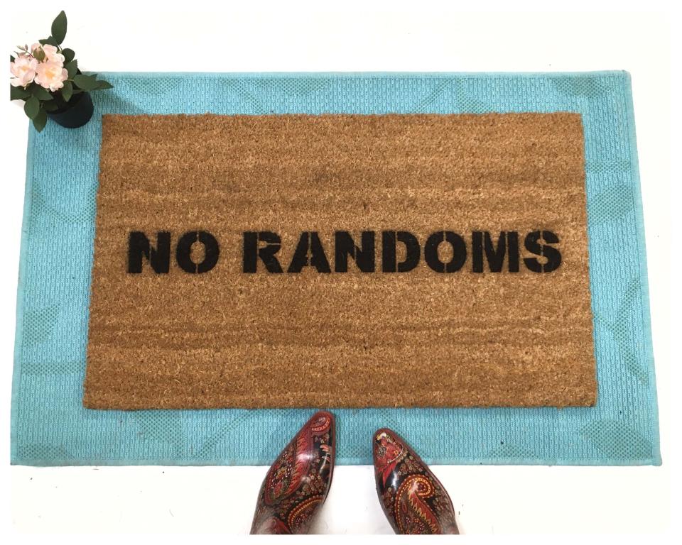 no randoms™ doormat
