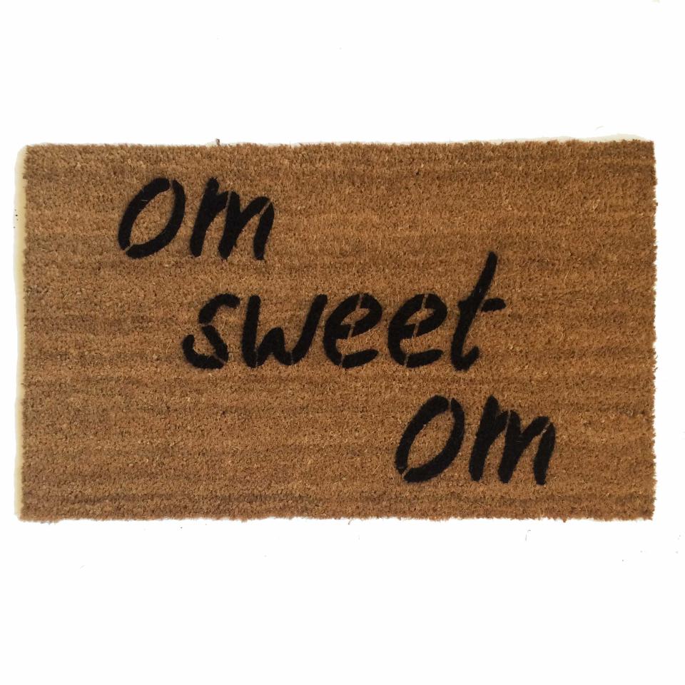 om sweet om  Zen  Yoga mat