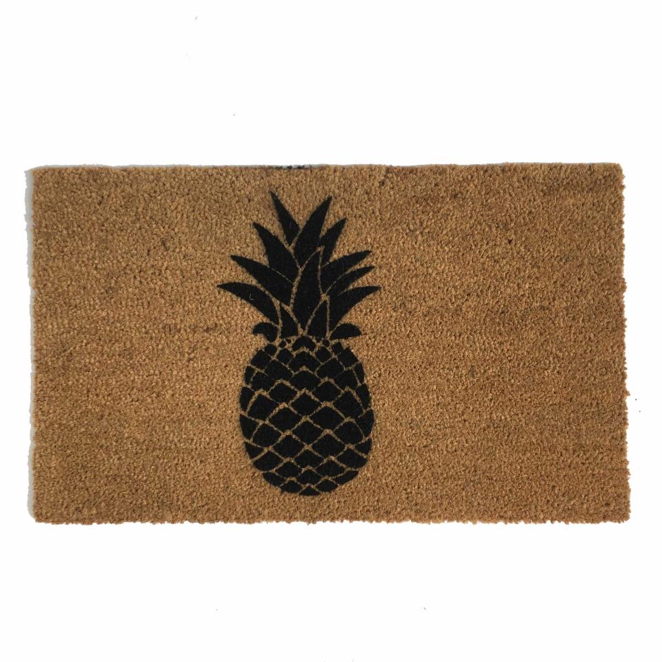 Pineapple boho style damn good doormat
