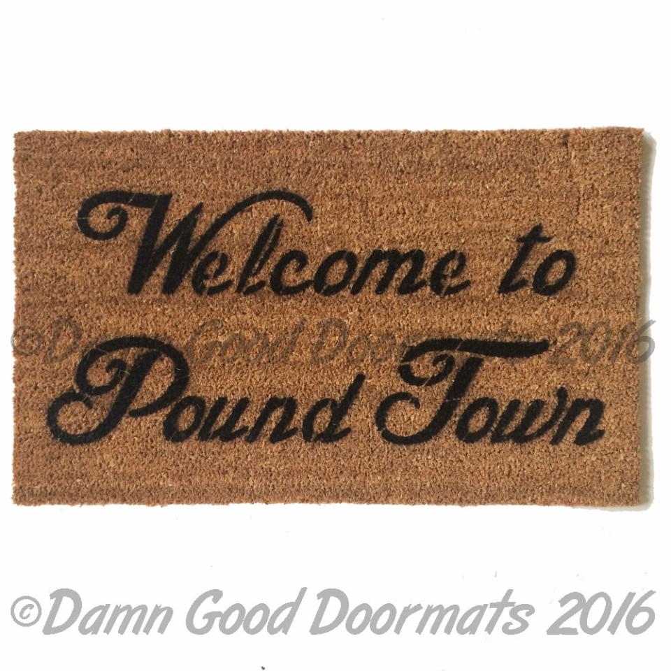 Welcome to Pound Town sex time funny rude outdoor mature