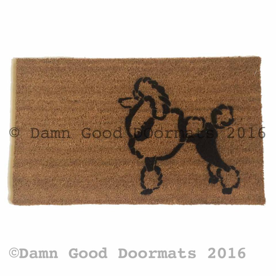 toy poodle doormat