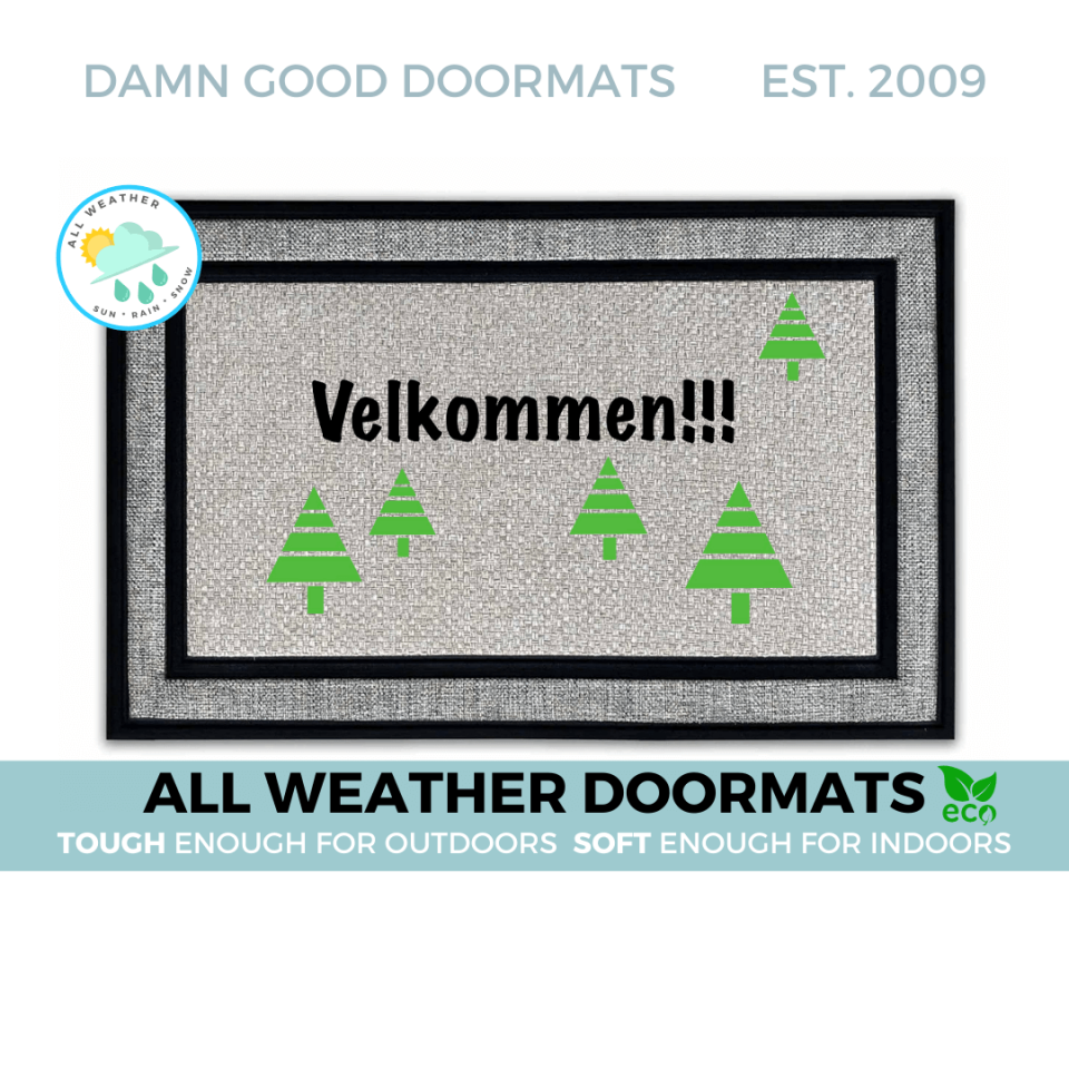 Velkommen Trees doormat