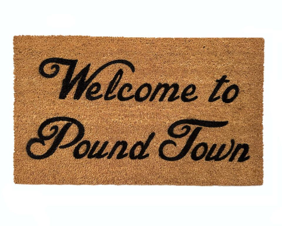 Welcome to Pound Town sex time funny rescue dog rude outdoor mature