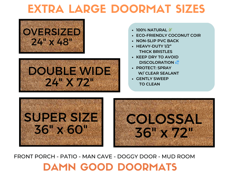 Welcome to the Home of Mr. and Mrs. Awesome Pants™ wedding gift doormat