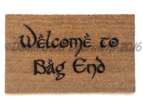 LOTR Bilbo Welcome to Bag End doormat