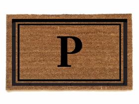Custom initial doormat