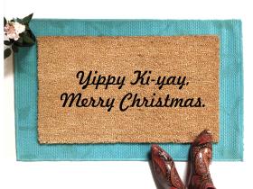 Die Hard Christmas doormat