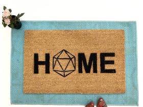HOME Dungeons and Dragons 20D RPG doormat
