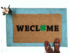 SEASONAL WECLOME Dyslexic doormat