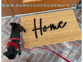 Cursive Home doormat
