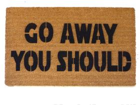Star Wars Go away, you should™ Yoda funny rude doormat