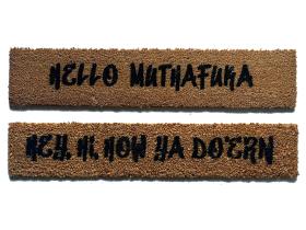 hello muthafuka hey hi how ya doin lil wayne coir outdoor doormat