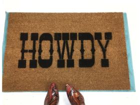 Howdy Texas A&M Aggie Southern welcome doormat