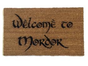 Welcome to MORDOR JRR Tolkien nerd doormat