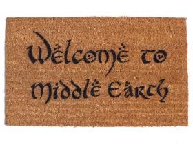 Welcome to Middle Earth, JRR Tolkien nerd doormat The Hobbit, LOTR