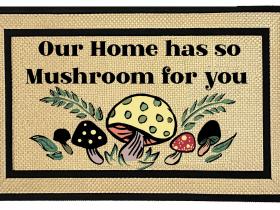all weather doormat Our home has so mushroom Cottagecore decor