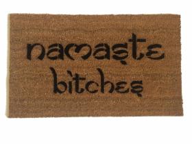 namaste bitches doormat