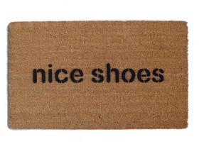 ONE LINE nice shoes doormat