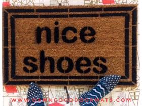 two LINE nice shoes doormat