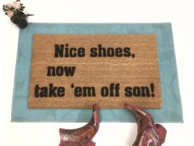 Nice shoes SON doormat