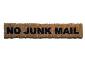 no junk mail skinny door mat porch sign gift for him funny doormat